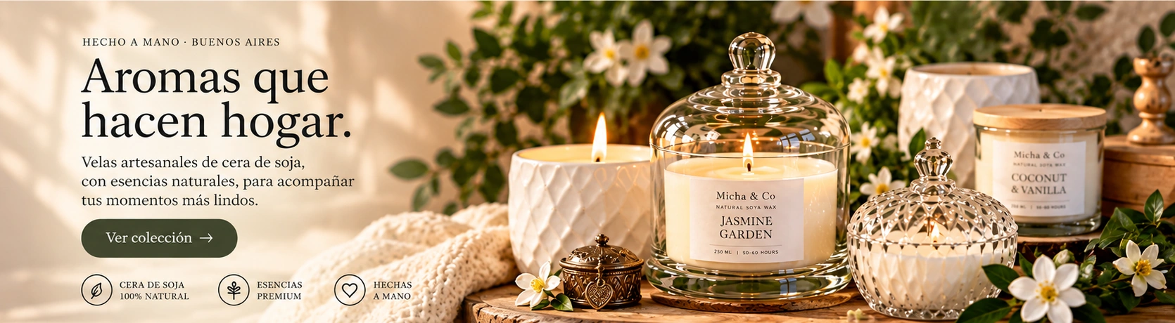 Micha & Co — Aromas que hacen hogar